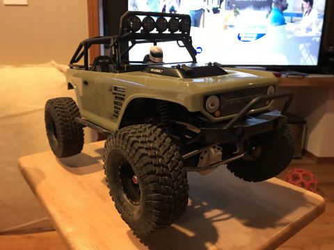 1989 Ford Bronco - This is a remote control rock crawler toy, not a 1989 Ford Bronco.
