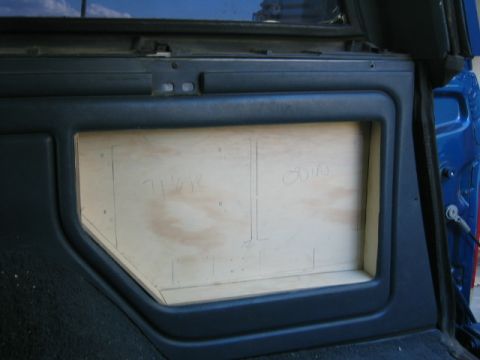 1989 Ford Bronco - test fit.