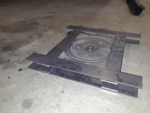 1999 Ford E250 - Swivel seat mount mockup