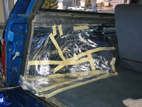 1989 Ford Bronco - Taped up and ready for resin, sir!