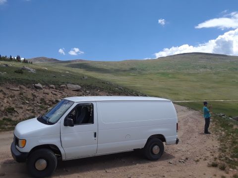 1999 Ford E250 - 11,000+ feet above sea level on Rollins Pass