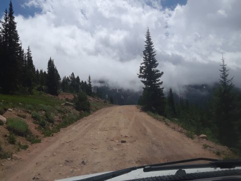 1999 Ford E250 - Rollins Pass road.