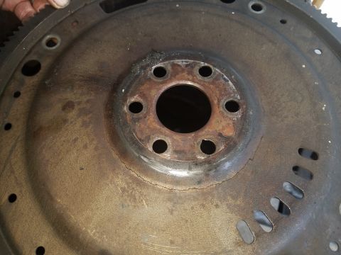 1994 Ford Bronco - Photograph of a flywheel or flexplate, not a technical document.