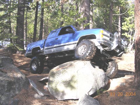 1994 Ford Bronco - Bill seeing how much bigger of a tire he can fit now.