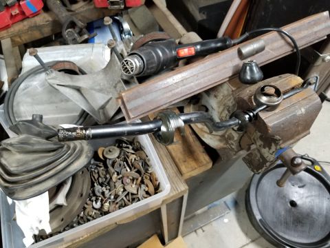 1983 Ford Bronco - The shifter retainer has been broken for over 8 months, so I picked up a new replacement locally (~$20) and swapped it on.
