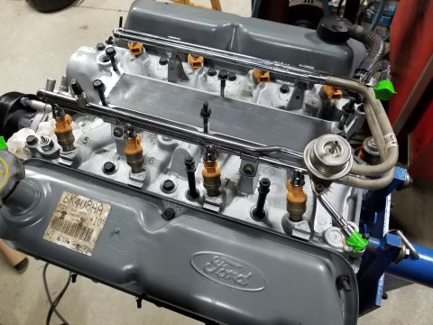 1996 Ford Bronco - I polished the chrome & stainless (FPR) with fine steel wool, and clearcoated the chrome with DE1636 . I rinsed the injectors with carb cle…