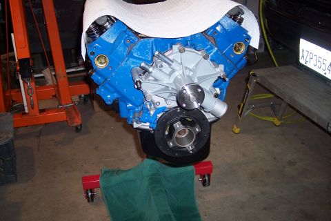 1995 Ford Bronco - Engine on stand, ready for installation or rebuild.