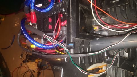 2007 Subaru Impreza - Wiring harness and battery connections in a vehicle, with a Supermotors.net watermark visible.