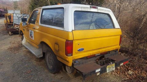 1996 Ford Bronco - Rear photo of the truck the day I bought it.