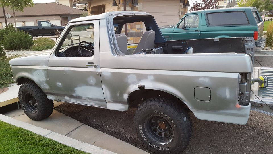 Even if I were going to paint the truck myself, I would still remove everything I can off of it.  I'd rather 'take off' than 'tape off' when it comes to painting a truck.  Removing all this stuff not only results in a better looking end result, it also serves to control how things come off the truck.  I don't want any surprise phone calls from the body shop telling me that they broke this or that during the removal process.