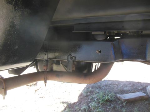 1984 Ford Bronco - Painted the frame with some rustoleum