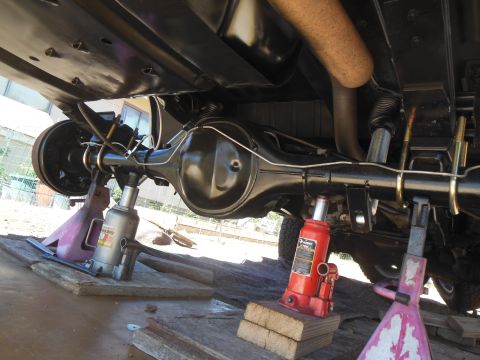 1984 Ford Bronco - not too bad for a in the driveway lift project!