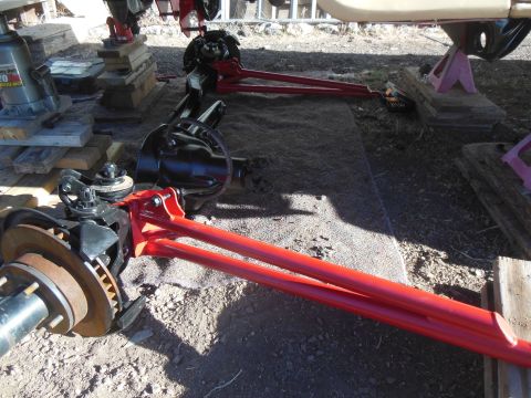 1984 Ford Bronco - back under the truck, ready for installation!