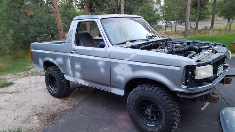 1995 Ford Bronco - 'Almost' finished. I hate body work. Everytime I think I'm close, I see some other minor thing that needs to be taken care of. Hood has bee…
