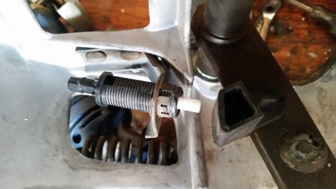 1985 Ford Bronco - This image shows a component of a vehicle's clutch pedal assembly, not the entire vehicle.