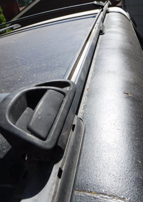 1992 Ford Bronco - The 48" width aligns the outside of the rails perfectly with the lengthwise seams, so the bolt holes don't go through the weakest part…
