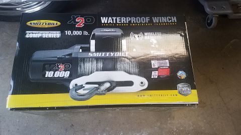 1995 Ford Bronco - Box for a Smittybilt X20 10,000 lb. waterproof winch, wireless remote capability.