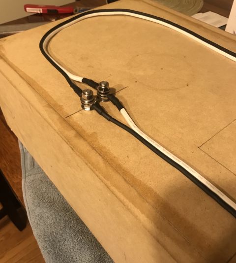 1995 Ford Bronco - Electrical connectors and wiring on a wooden surface.