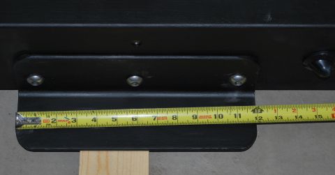 2002 Ford Ranger - step plate, 3 1/2" x 3 1/2" angle iron, 12" wide