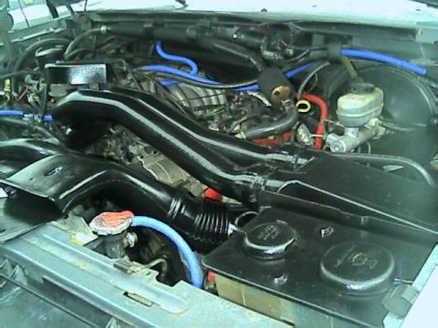 1989 Ford Bronco - after using "Fusion" on intake/radiator shroud/hose