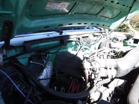 1992 Ford Bronco - Kept the new lights wiring tidy with split loom run along the cowl drip rail.