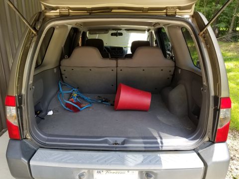 2001 Nissan Xterra - Cargo area