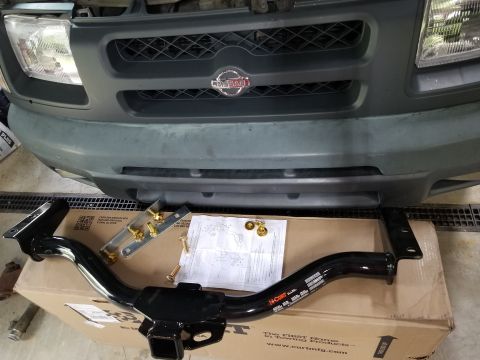 2001 Nissan Xterra - I wasn't sure how hard it would be to find or remove a factory receiver in a junkyard, so I ordered this new one. The next day, I found one…