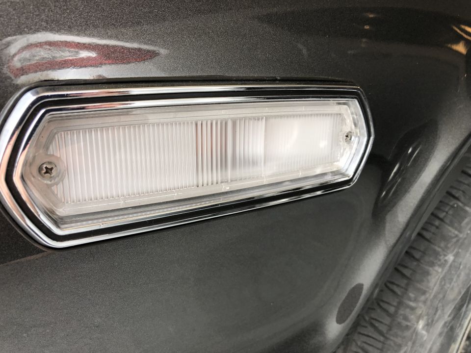 1968 Mercury Cougar front marker light