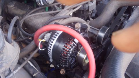 1996 Ford Bronco - new 270amp alternator from Left Eye Blind