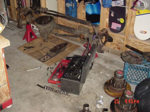 1987 Ford Bronco - my little work corner....if im lucky it will stay here.