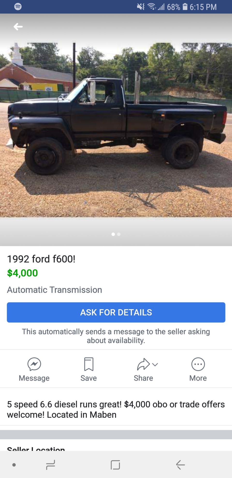1992 Ford F-650