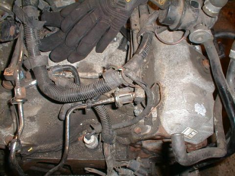1990 Ford Bronco - tweaked fuel rail maybe?