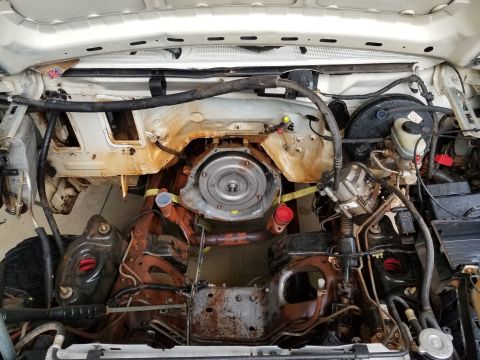 1995 Ford Bronco - I capped everything that was open and pressure-washed what I couldn't get with the engine in.