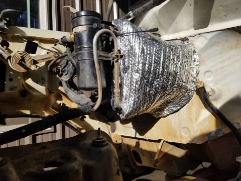 1995 Ford Bronco - I decided to re-hang this box before putting the engine back since the evaporator is a tight fit past the plenum. The original evaporator i…