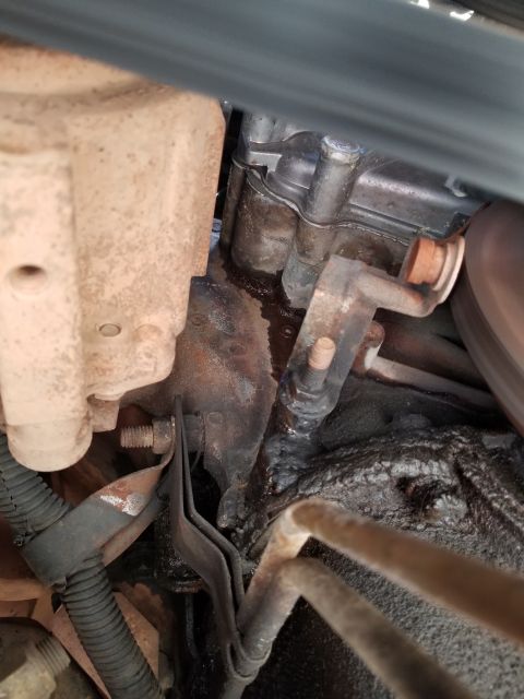 1995 Ford Bronco - There's a severe coolant leak from the timing cover gasket, right behind that brand-new water pump. [url=https://www.supermotors.net/vehicl…