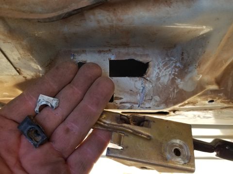 1995 Ford Bronco - The driver's door latch is so dry & dirty that the handle has ripped out of the door. I'll make a reinforcement panel for it, and lube the…