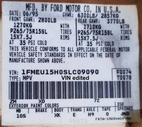 1995 Ford Bronco - Door jamb VC label [url=https://www.supermotors.net/registry/media/72354] https://www.supermotors.net/getfile/72354/thumbnail/doorsticker.j…