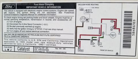1995 Ford Bronco - Hood VECI label IF THE IMAGE IS TOO SMALL, click it. [url=https://www.supermotors.net/registry/media/858380] https://www.supermotors.net/ge…