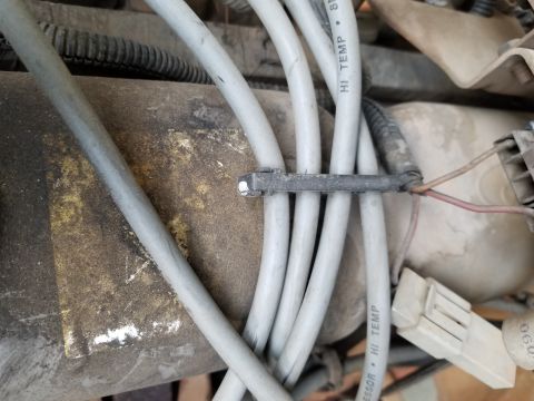 1995 Ford Bronco - The engine calibration sticker was not legible before or after I cleaned it.