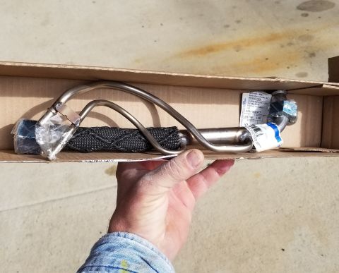 1995 Ford Bronco - Ford replacement EGR tube F5TZ-9D477-E