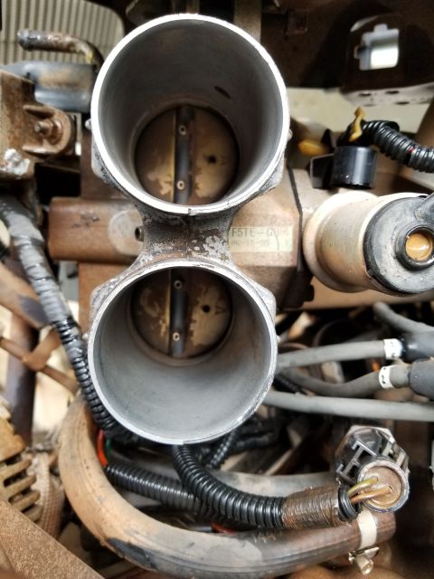 1995 Ford Bronco - Throttle body F5TE-GB?? 06-15-95 3 IF THE IMAGE IS TOO SMALL, click it.