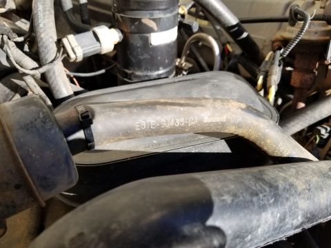 1995 Ford Bronco - OE secondary air bypass muffler hose E8TE-9J435-CA