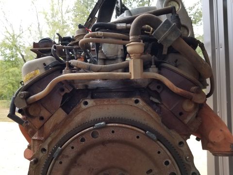 1995 Ford Bronco - '95 5.8L Bronco secondary air crossover pipe w/check valve & resonator