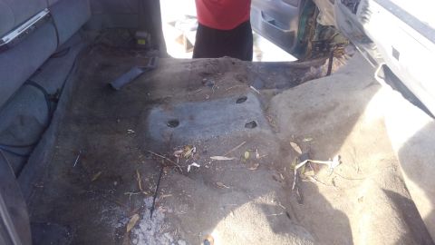 1996 Ford Bronco - I ordered vinyl flooring to replace the old nasty carpet. it has been underwater a few times from offroading and after my last trip offroad…