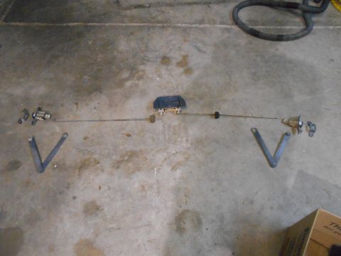 1992 Ford Bronco - This assembly appears to be a door lock actuator linkage, not a 1992 Ford Bronco.
