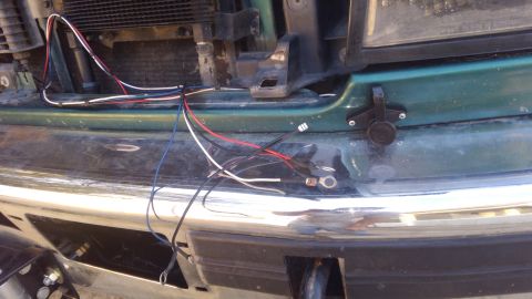 1996 Ford Bronco - i needed a place to mount the plug for the controller. i soldered new wires to the plug and ran them to the solenoid pack. i decided it wou…