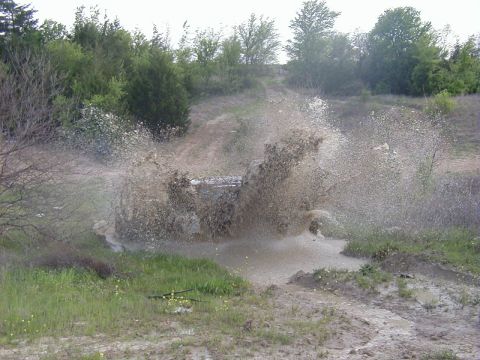 1991 Ford Bronco - thats the hole that would eventually get water in my truck a few attempts later