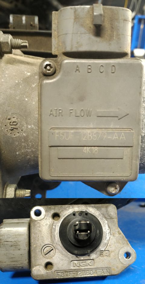 1983 Ford Bronco - I'm not sure what model year (probably '95) or engine (probably 5.0L) this MAF came from, but it's apparently an early '95. The sensor was…
