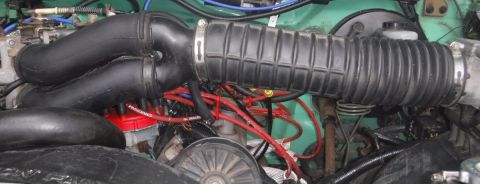 1992 Ford Bronco - Stock MAF air intake tube.