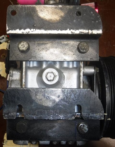 1992 Ford Bronco - Realized it would be tough to weld up the tight spaces of the mock up spacers, so went with an angle iron variation. You can see how much t…